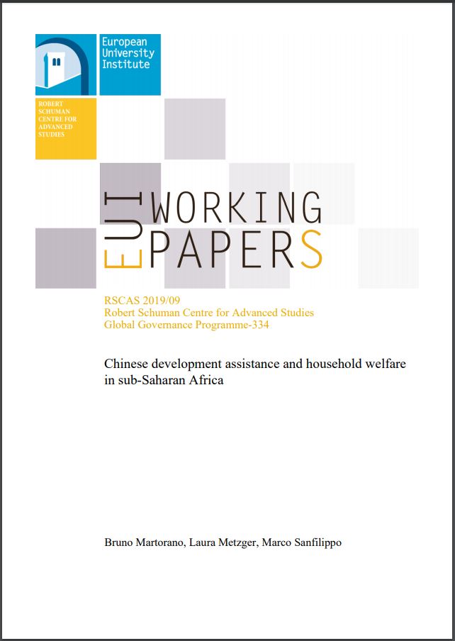 WP2019_ Martorano-Metzger-Sanfilippo_Chinese Development Assistance and Household welfare in Subsaharan Africa
