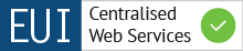 EUI centralised web services