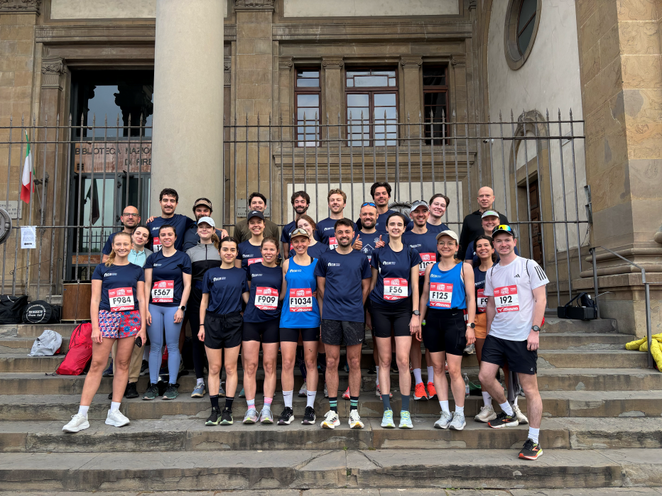 Group picture of the EUI running club